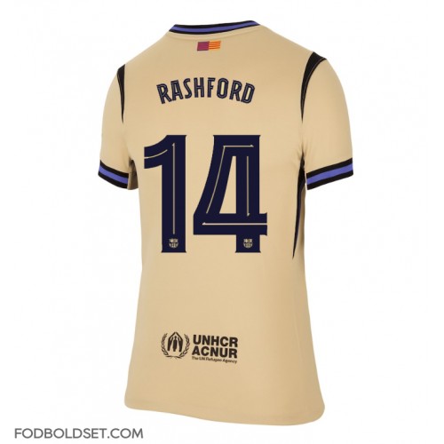 Barcelona Marcus Rashford #14 Udebanetrøje Dame 2025-26 Kortærmet